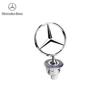 Mercedes Benz emblem Star Bonnet Car Hood Front Chrome Logo Mercedes Amg E S Class w204 w211 w205 W212 w203 w213 accessories1 white