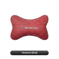 Car Seat Headrest Neck Pillow Lumbar Back Support Pad For Mercedes Benz AMG W177 W176 X166 X167 C257 C218 X253 C118 C117 H247 brown