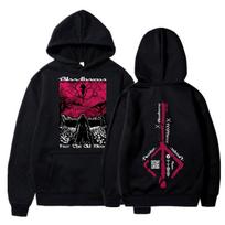 Game Bloodborne Hoodie Horror Hunter Gothic Oversized Sweats L juoda