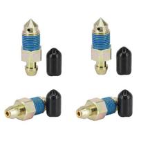4-Piece Speed Bleeder Kit - Quick Bleeders with Dust Caps, 3/8 -24 x 32.6mm, H9402-4, 12701, 13901, 6858, 639590,639600 M10x1.0 - 31.7mm (4 PCS)