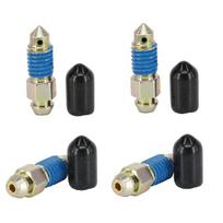 4-Piece Speed Bleeder Kit - Quick Bleeders with Dust Caps, 3/8 -24 x 32.6mm, H9402-4, 12701, 13901, 6858, 639590,639600 M8x1.25 - 27mm (4 PCS)
