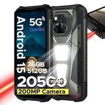 DOOGEE V Max LR Laser Rangefinder 5G AI Rugged Phone 36GB+512GB 6.78'' Display 20500mAh Battery Dual Camping Lights Smart phones