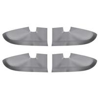 For 2003-2008 n version Toyota Corolla door armrest Car Interior Door Armrest Handle Leather Cover Trim pilka spalva