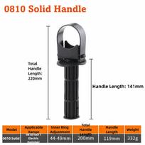 Adjustable Front Electric Hammer Handle 60-65 mm Clamping Range Hammer Handle Design Impact Drill Handle Pistol Grip