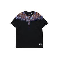 FILA FUSION x MARCELO BURLON COUNTY OF MILAN SS22 T Shirt Unisex Pitch Black T11U229101FBK S gray