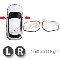 For Mitsubishi L200 Triton 05-15 Pajero Sport 08-17, car side mirror, left and right mirror glass, heated plate LH RH 1 Left and 1 Right