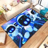 Funny Game A-ASTRO BOT Cartoon Soft Non-Slip Large Area Rug for Living Room,Bedroom Playroom Carpet Mat for Sofa,Home Decor Gift 80cmx120cm