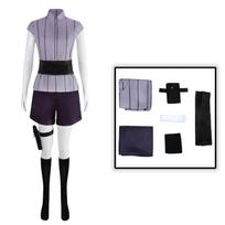 Halloween cartoon Hinata Hinata Cosplay Costume Wig Women's Costume Halloween Carnival Party Set S&Other gray
