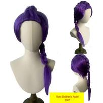 K-POP Demon Hunter Girl Group Cosplay Wig for Kids: Zoey, Rumi & Mira One Size gray