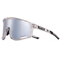 KAPVOE Spalvoti poliarizuoti dviračių akiniai Vyriški MTB akiniai Moteriški kelių dviračio akiniai UV400 Dviračių akiniai nuo saulės Lauko sportiniai akiniai Polarized-1lens gray