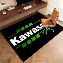 1 vnt. Kawasaki Ninja spausdinimo kilimas - Minkštas, skalbiamas, neslystantis vidinis kilimėlis, svetainės, namų biuro dekoratyvinis kilimas, biuro dekoratyvinis 80cmx120cm