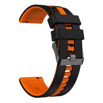 22MM Band for Nothing By CMF Watch Pro 2 Breathable Silicone Two Color Strap Suitable for CMF Watch 3 Pro/WATCH PRO Correa CMF WATCH PRO 2 black