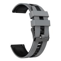 22MM Band for Nothing By CMF Watch Pro 2 Breathable Silicone Two Color Strap Suitable for CMF Watch 3 Pro/WATCH PRO Correa CMF WATCH PRO 2 gray