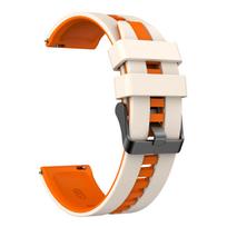 22MM Band for Nothing By CMF Watch Pro 2 Breathable Silicone Two Color Strap Suitable for CMF Watch 3 Pro/WATCH PRO Correa CMF WATCH PRO white