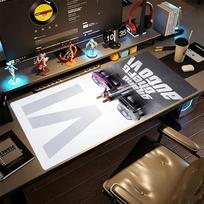 Gta Gaming Mouse Pad Desk Mouse Pad Computer Desk Keyboard Mat Non-Slip Rubber Bottom Office Desk Accessory 40cmx90cm