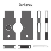 Metal Protective Case For Yubikey 5C Nfc Drop-Proof Security Key Cover Shell With Chain Durable Metal Housing For Travel Office A2