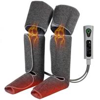 Leg Massager, Air Compression, 2 Heat Levels pilka spalva