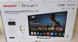 SALE OUT. Sharp 32HF3865E 32" (81cm) QLED Full HD Google TV | SALE OUT. | Sharp 32HF3865E | 32 | Smart TV | Google TV | DAMAGED