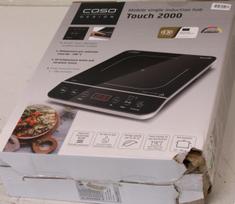 SALE OUT. Caso Touch 2000 Hob, Induction, Width 29 cm, 1 cooking zone, Touch control, Black | Caso Hob | Touch 2000 | Number of
