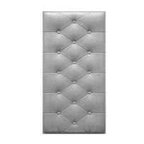 5/10 vnt. 3D Sienų lipdukai nuo susidūrimo Tatami Lova Minkšta Nugaros Pagalvėlė Lipni sienų lipdukai Nulupimas ir įklijavimas Tapetų sienų apdaila! 10pcs pilka