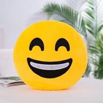 Emoji Išraiškos Pliušinis Žaislas Pagalvė - Mielas Animacinis Rankų Šildytuvas, Puikiai tinka įmonės renginiams ir dovanoms 11 cm (Random Expression) yellow