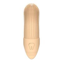 Pet Toothbrush For Dogs And Cats Oral Care Dental Cleaning Brush Prevent Tartar Build-Up Essential Pet Supplies Finger sleeve gelsvai ruda