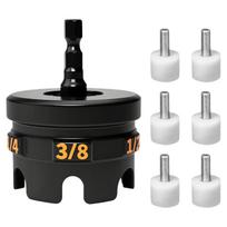 Hex-Shank Nuts Driver Extractor Threaded Rod Nuts Runner for 1/4in 3/8in 1/2in Threaded Rods