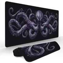 Stunning giant octopus large Mouse Pad Gaming mats NonSlip Desk Mat mouse carpet with Stitched Edge HD printing Office mat 800x300x2mm gray
