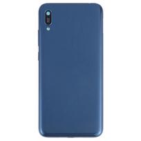 Akumuliatoriaus galinis dangtelis su fotoaparato objektyvu ir šoniniais klavišais, skirtas Huawei Y6 (2019 m) juoda