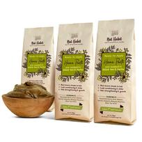Nat Habit - Fresh Ready To Apply Henna Paste (Pack of 3 x 220g) and Nat Habit Hibiscus Amla Summer Hair Oil For Men & Women - 100ml beige