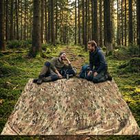 Ground Mat Waterproof Camping Tarp for Outdoor Shelter Activities 1.5x2m 3x2.9m brown