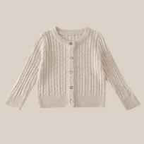 Girls Knitted Cardigan Long Sleeve Kids Sweater Korean Style 160cm black