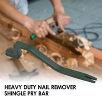 Shingle Removal Tool Nail Puller Stapler Remover Heavy Duty Nail Remover Shingle Pry Bar for Roofers brown