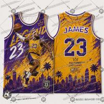 New 2026 LeBron James 23 Basketball Tank Top Sleeveless Jersey Fan Shirt Breathable Sportswear Casual Streetwear Unisex 4XL blue