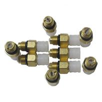 10Pcs M8 For Mercedes-Ben W164 W212 Accessories Air Suspension Line Hose Connector Fitting 1643204613 1643204413 1643204313 NONE gray
