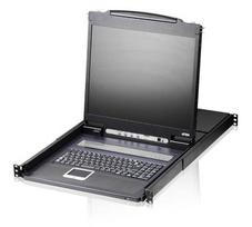 Aten 8-Port 19"" LCD KVM Switch  (USB - PS/2 VGA) - Swiss