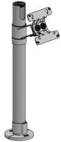 Ergonomic Solutions SpacePole Arc VESA 75/100  Pole Mount, 500mm Pole
