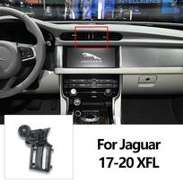 Special Purpose Mobile Phone Holder in Car Stand Base Mount Bracket Collocation For Jaguar XEL/XE/F-PACE/XFL/E-PACE 17-20yr XFL gray