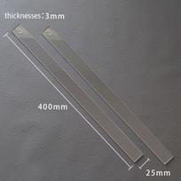 Thickness Acrylic Measuring Strip Set Fondant Leveler Ruler for Professional Home Equipment Thickness 3mm gray