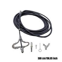 Sewer Cleaning Flexible Shaft Long-Lasting Drain Cleaner Industrial Grade black