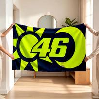 Valentino Rossi (1) Flanelinis pledas – švelnus akcentas miegamajam ir svetainei bei jaukia namų dovana 150cmx180cm