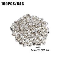 50/300pcs Small Jingle Bells Gold Copper Loose Beads Merry Christmas Tree Hanging Ornament Home Party Decoration 6mm/10mm/14mm Other gray