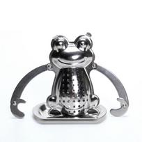 Stainless Steel Tea Infuser Ball Frog Design Tea Diffuser Filter  Flower Tea black