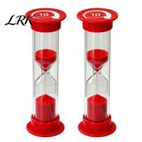 Game Timer for Board Games 2Pcs Colorful Hourglass Timers, Small Sand Clock 30s/1/2/3/5/10Mins Portable Time Keeper Management Tool Classroom F