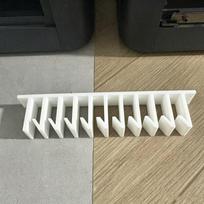 Under‑Cabinet Lid Organizer Multi‑Slot Wall Mount Kitchen Rack 5/10 Hooks Space‑Saving Lid Holder With Mounting Hardware A4