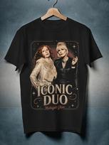 Men'S And Women'S Absolutely Fabulous TV Show Iconic Duo Midnight Glam Unisex 100% T-Shirt, Soft, All Season Casual Streetwear Ess XS gray