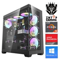 INTOP Ryzen 5 7500F 32GB DDR5 1TB SSD M.2 NVME RX9060XT 16GB WIN11Pro