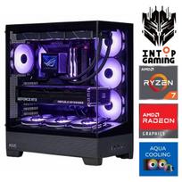 INTOP AQUA Ryzen 7 7700X 16GB DDR5 1TB SSD M.2 NVME RX9060XT 16GB no-OS