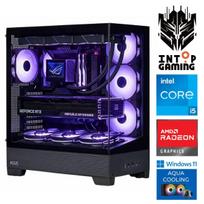 INTOP AQUA i5-14400F 64GB DDR5 1TB SSD M.2 NVME+2TB RX9060XT 16GB WIN11Pro