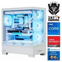 INTOP AQUA i7-14700F 16GB DDR5 1TB SSD M.2 NVME RX9060XT 16GB WIN11